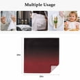 thumbnail image 4 of Black Red Ombre Cloth Napkins, Modern Abstract Art Gradient Washable and Reusable Dinner Napkins Set of 6, Table Napkin for Kitchen Party Birthday Wedding Hotel Housewarming 20"x20", 4 of 8