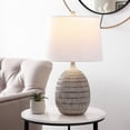 thumbnail image 3 of SAFAVIEH Dewlen 24 in. Bohemian Table Lamp, Brown/White, 3 of 6