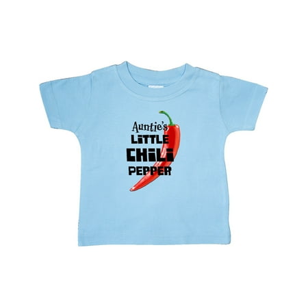 

Inktastic Auntie s Little Chili Pepper Gift Baby Boy or Baby Girl T-Shirt