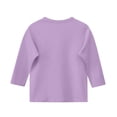 thumbnail image 4 of EnJoCho Girls Summer 3/4 Length Sleeve Tops Crew Neck Shirt Casual Tops Patterned Sleeve Blouse 3-14 Years Girls Long Sleeve Tops Girls Long Sleeve Shirt, 4 of 5