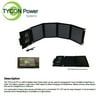 Tycon (TPS-5-28-PP) 28W Foldable Solar Panel, 15V and USB Output