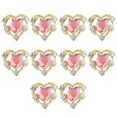 thumbnail image 3 of dianhelloya 10Pcs Nail Art Rhinestone Shining Manicure Decoration DIY Diverse Styles 3D Crown Heart Nail Charm L, 3 of 8