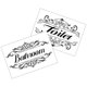 thumbnail image 3 of Adhesive Toilet Sticker Bathroom Door Signs for Bathroom 2Pcs Decals, 3 of 5