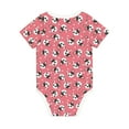 thumbnail image 5 of Balery French Bulldog Face Pattern Baby Climbing Clothes Infant Bodysuit Cute Infant Bodysuit Baby Romper-18 Months, 5 of 7