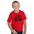 thumbnail image 5 of Octopi Day Math Geek Nerd Octopus Crewneck T Shirts Boy Girl Teen Brisco Brands M, 5 of 6