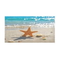 thumbnail image 2 of Haosy Starfish Stand on Beach Bathroom Rugs Non Slip Absorbent Soft Plush Quick Dry Bath Mat, 39"x20", 2 of 8