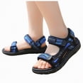 thumbnail image 3 of TOWED22 Kids Boys Sports Sandals Open Toe Fashion Athletic Summer Sports Sandals for Kids Hiking Beach Outdoor(Little Kid/Big Kid)(Blue,13.5), 3 of 9