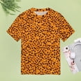 thumbnail image 4 of Leopard Print Pattern Women's T-Shirt Short Sleeve T Shirts Tops Tee Ladies Loose T, 4 of 6
