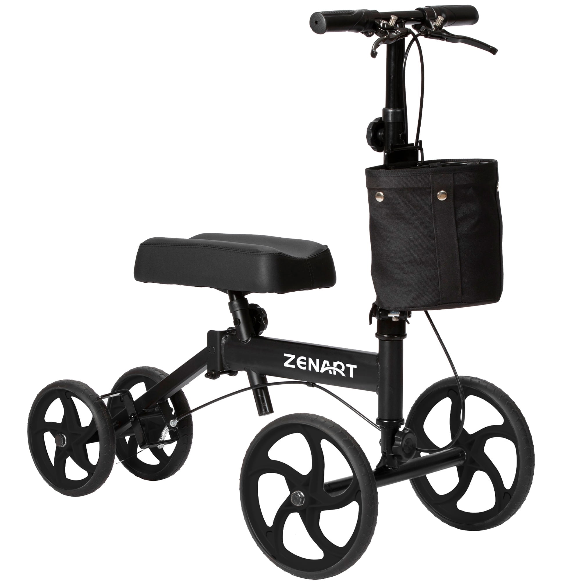 ZENART Economy Knee Scooter Foldable Walker for Foot Surgery Adult