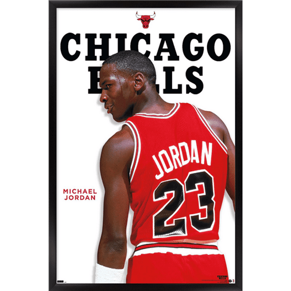 Michael Jordan - Feature Series Wall Poster, 14.725" x 22.375" Framed