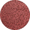 thumbnail image 1 of Ahgly Company Indoor Round Abstract Red Modern Area Rugs, 3' Round, 1 of 4