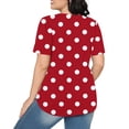 thumbnail image 3 of Scyoekwg Trendy Tops for Women Loose Cute T Shirts Trendy Ladies Blouses Dressy Casual Going Out Tops Womens Summer Fashion Short Sleeve, 3 of 5