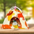 thumbnail image 4 of Tienda colgante de lona, hamaca, , cama de loro, casa, percha de juego, soporte, jaula de nido de pájaro de juguete para hurón, , ardill Yinane Hamaca para hámster, 4 of 7