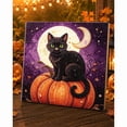 thumbnail image 2 of Halloween Diamond Art Kits For Adults Clearance, DIY Pearl Diamond Art, Hanging Ornament For Halloween Front Door Decor, DIY Fall Home Decor Wall Art, Halloween DIY Gift (C), 2 of 9