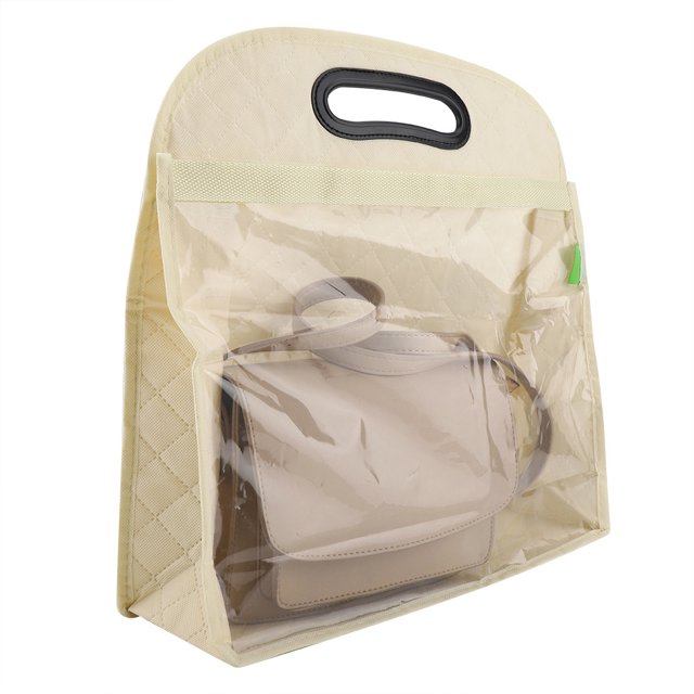 Bolsa de almacenamiento a prueba de polvo, bolsa de almacenamiento para bolsos, mochilas, bolsas de almacenamiento para guardarropas, bolsas de almacenamiento para perchas de armario, acabado de lujo