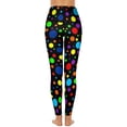 thumbnail image 5 of Vintage 80S Polka Dots Leggings Dark Spots Fitness Yoga Pants Push Up Casual Sport Pants Stretch Graphic Yoga Legging, 5 of 6
