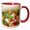 Red/White, variant on 3drose, Homemade Salad, Cuisine - Na06 Rti0000 - Rob Tilley, 11oz Two-tone Yellow Mug