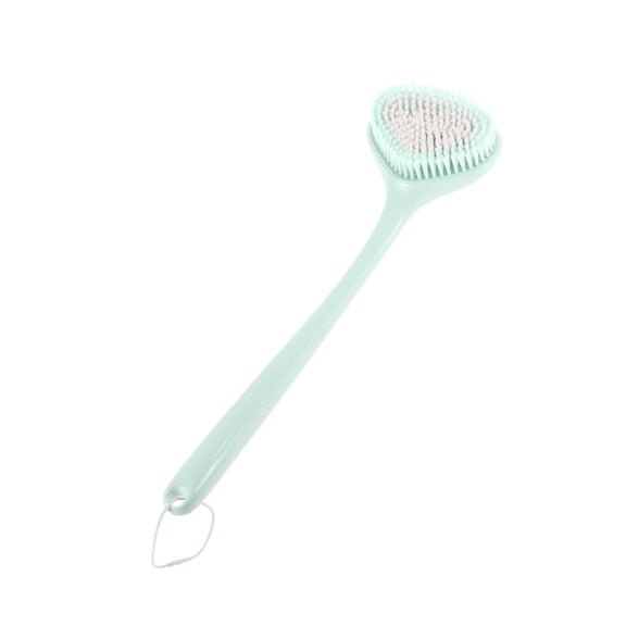 Unique Bargains Long Handle Bath Brush Body Scrubber 16.14"x4.72"x1.57" 1 Pc Blue