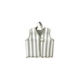 thumbnail image 1 of Veste de Bain à Rayures Sauge, 1 of 1