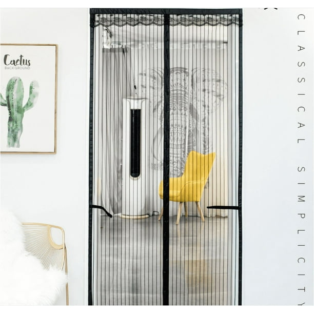 Mosquitera Magnética Para Puerta 80 X 200 Cm, Protección Contra Insectos, Cortina Magnética Para Puerta De Balcón, Sótano Y Terraza | Leroy Merlin