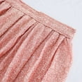 thumbnail image 6 of Efavormart 17ft Blush/Rose Gold Shiny Metallic Spandex Pleated Table Skirt, Glitter Semi-Sheer Table Skirt with Top Strip for Dining Catering Wedding, 6 of 11
