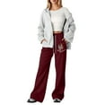 thumbnail image 5 of DHFJKG Girl's Christmas Baggy Sweatpants Lightweight Straight Leg Santa Pattern Athletic Pants With Pockets And Elastic Drawstring Leisure Pants, 5 of 5