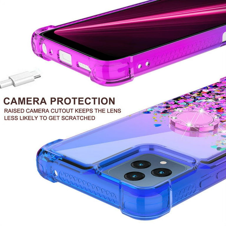 Clear Shockproof Case With Kickstand Sweatproof Case For - Temu