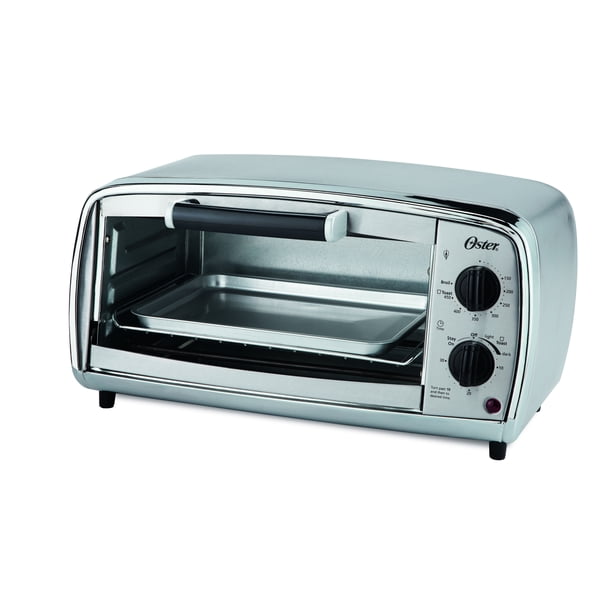 Oster 4Slice Toaster Oven, Stainless Steel (TSSTTVVGS1)