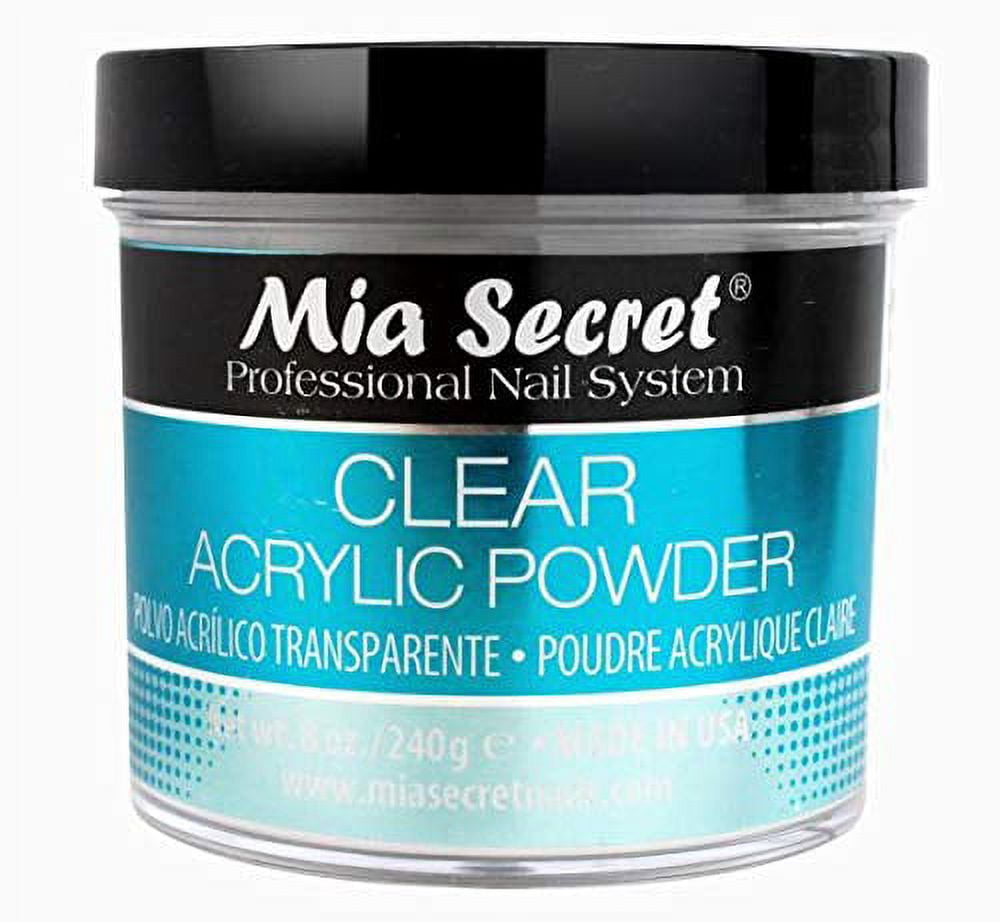 Mia Secret Acrylic Powder 8 oz x 2 (Pink &Clear)