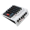 thumbnail image 4 of 6 Channel Audio Mixer Metal LCD Display Multiple Interface Sound Mixer Controller LCD Display US Plug AC100-240V White, 4 of 8
