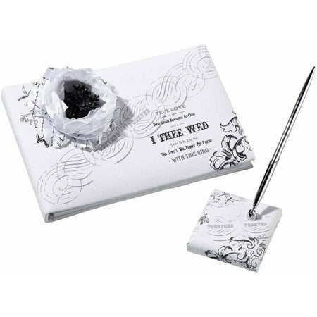 Lillian Rose True Love Guest Book and Pen Set