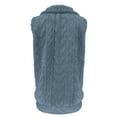 thumbnail image 6 of SEAOPEN Women's Sweater Vest,Long Cable Loose Knitted Sleeveless V Neck Casual Sweaters Tank Top Blue,XL, 6 of 6