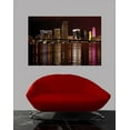 thumbnail image 2 of Wallhogs Night Miami Glossy Wall Mural, 2 of 2