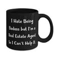 thumbnail image 2 of Surprise Real estate agent Gifts, I Hate Being Badass but I'm a Real, Unique Birthday 11oz 15oz Mug For Coworkers From Friends, Coffee mug, Gift mug, Personalized mug, Custom mug, 2 of 2