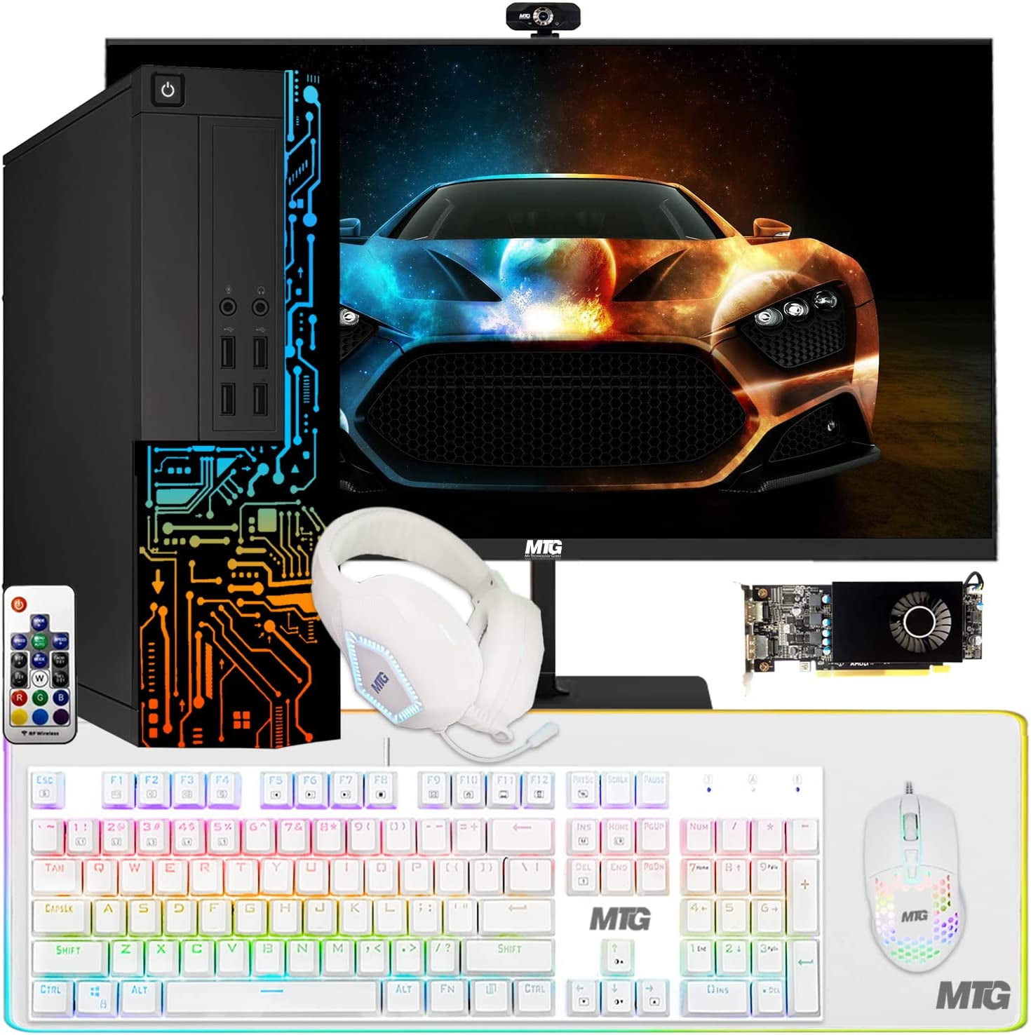 Gaming PC Desktop、Intel Core i7、TechMagnet Siwa 3、AMD RX 550