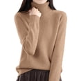 thumbnail image 1 of Chandail pour Femmes Col Roulé Chandails pour Femmes 2025 Surdimensionné Automne Manches Longues Doux Décontracté Chandail Tops, Chandail pour Femmes TTTG, 1 of 3