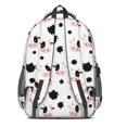 thumbnail image 3 of Cow and Spot White Pattern Cute School Backpack Bag with Padded Back and Adjustable Shoulder Straps 16.9 X 12.6 X 5.9 Inches, 3 of 5