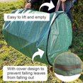thumbnail image 3 of Gardening Bag Reusable Leaf Waste Pouch Plant Trash Garbage Container for Lawn Yard Pool with Lid, 72 Gallons, 3 of 9
