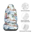 thumbnail image 3 of Lsque Watercolor Sailboat Pattern Car Seat Covers for Front Seats , Waterproof Seat Covers for Cars, Sporty Front Seat Covers,Car Seat Cover Protector Front Seats, 3 of 5
