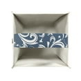 thumbnail image 4 of Psesaysky Fashion Tissue Box Cover, Modern PU Leather Square Tissue Box Holder for Creative Decorative, Ideal for Bathrooms/Office/Car/Nightstand/Dining Table, 5.1"X5.1"X5.5", Blue Baroque Floral, 4 of 7