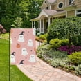 thumbnail image 2 of Yayeee Garden Flag 12" x 18" Double Sided Outdoor Yard Lawn Holiday Decorations, Pink Cartoon Halloween, 2 of 6