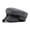 Gray, variant on Voska Unisex Vintage Leather Flat Top Beret Cap Breathable Cotton Summer Fall Outdoor Hat Gray