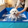 thumbnail image 6 of Foldable Play Ball Pool for Pets and Small Ones, Quick Setup Collapsible Bath Tub, Swimming Pool for Cats Small Dogs Toddlers, Backyard Summer, 6 of 6