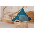 thumbnail image 6 of 26" x 26" Simply Daisy Leaf Study Polyester Accent Pillow, Unreal Teal Qty 1, 6 of 6