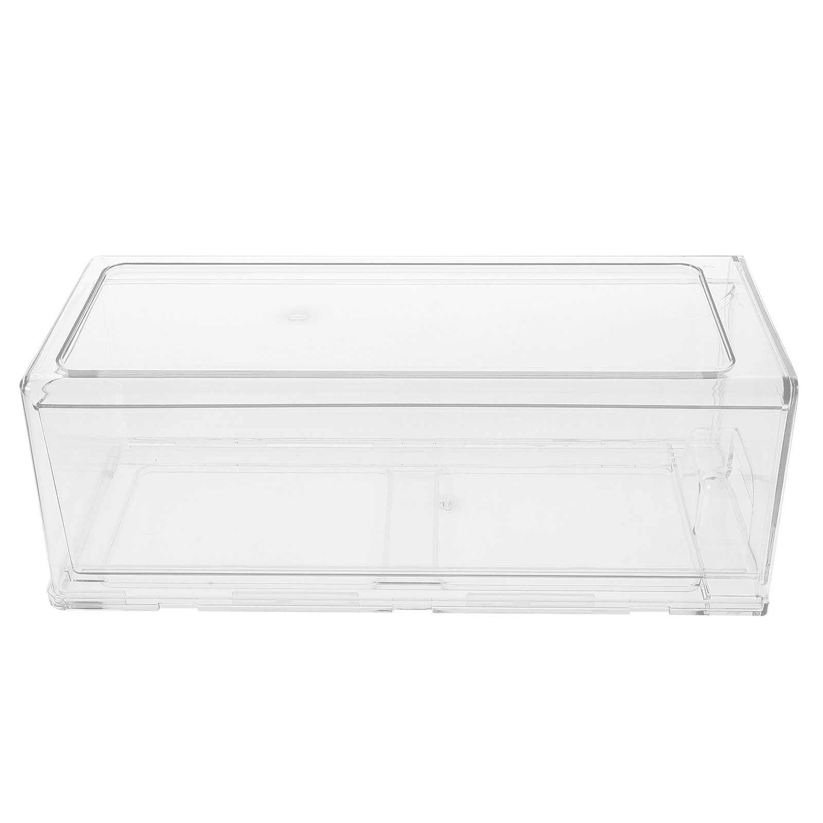 CRILSTYLEO Clear Plastic Storage Drawers Desk Organizer for Office Home and Cake Supplies Storage Solution