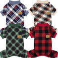 thumbnail image 1 of Pijama XPUDAC para perros pequeños y gatos, paquete de 4 unidades, 1 of 5