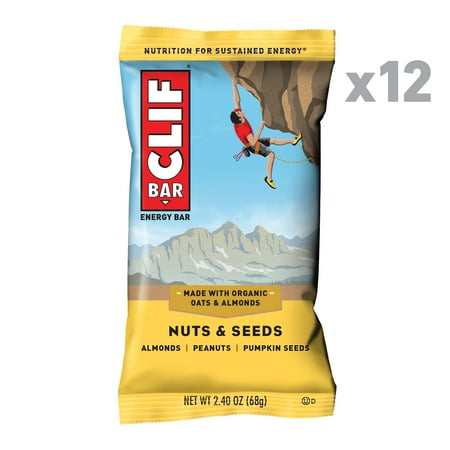 - CLIF Bar® Nuts & Seeds Energy Bars, 2.4 Oz, 12 Ct