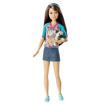Barbie Sisters Skipper Doll & Pet Pug Dog