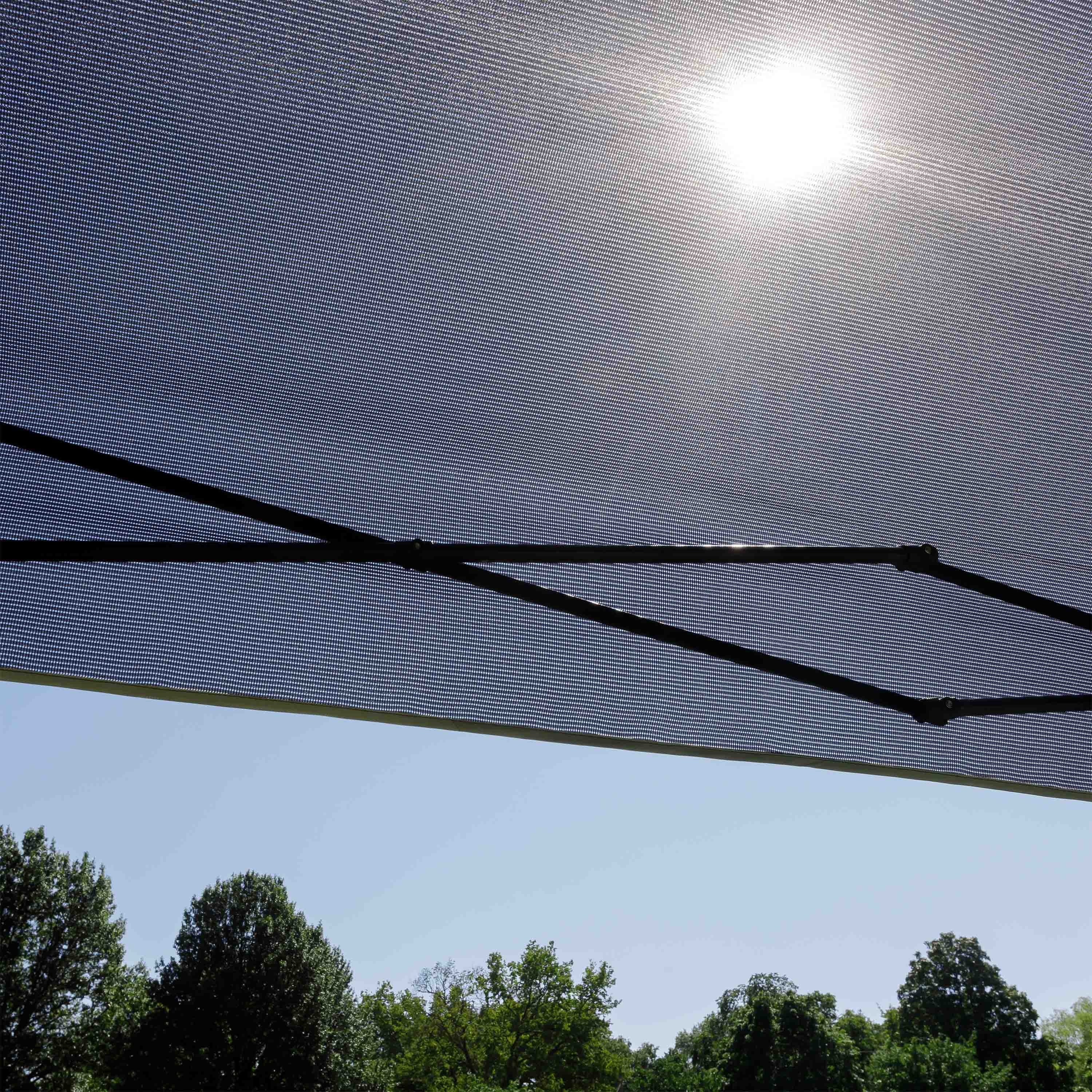 Ozark Trail 10' x 10' Black Mesh Straight Leg Replacement Canopy Top Only