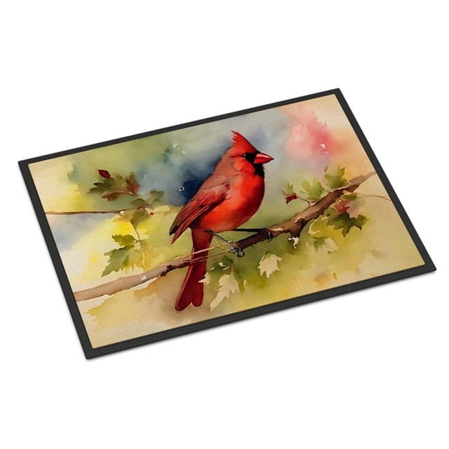 Carolines Treasures DAC3200MAT 18 x 27 in. Unisex Cardinal Doormat